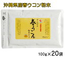 沖縄県北部産 やんばる春ウコン粉末 袋入り 100g×20袋 送料無料 春ウコン粉 うこん 沖縄 精油成分 フラボノイド カンファー アズノン シネオール ミネラル