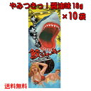 沖縄県産 鮫ジャーキー醤油味 18g×10個 スクワラン本舗 メール便発送 送料無料 サメ 高たんぱく 低カロリー 低脂肪 DHA
