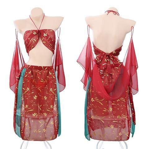 【本日限定！5200円→2600円】セクシーランジェリー コスプレ チャイナ服 チャイナ レッド レデイース 可愛い チャイナドレス ランジェリ コスチューム 衣装 仮装 過激コスプレ かわいい ハロウイン イベント 人気