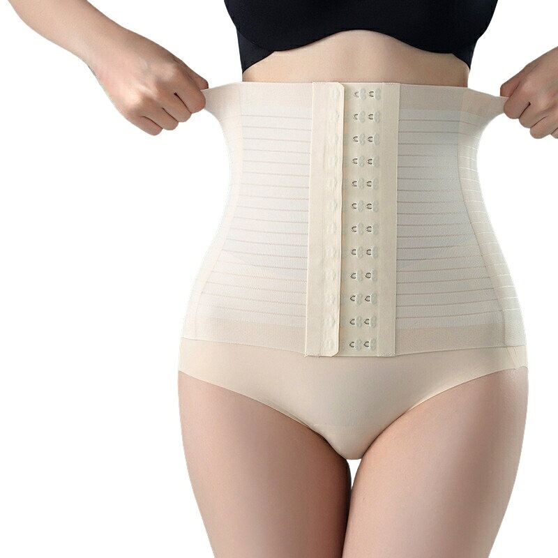 強圧タイプ】 コルセット ダイエット ウエストニッパー 薄い型 夏用 くびれ 産後 ...