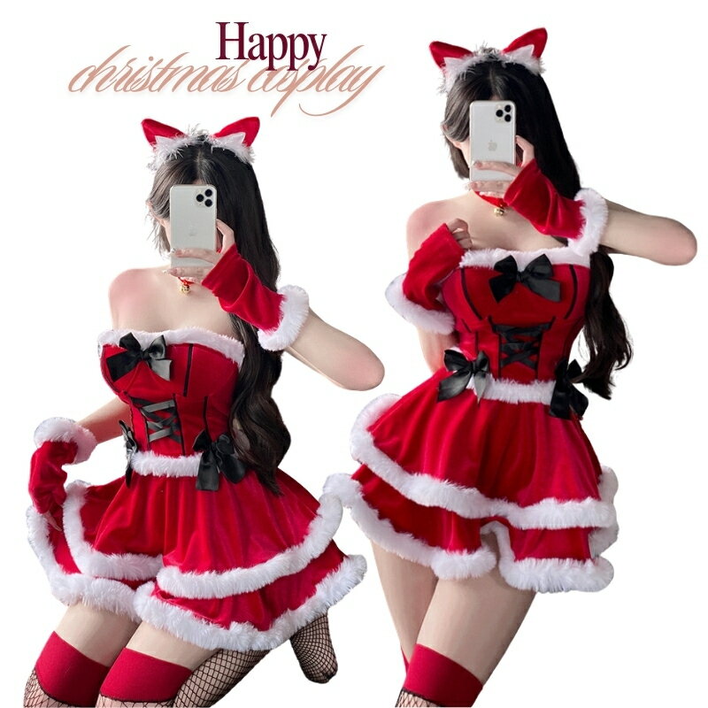 サンタ コスプレ クリスマス 衣装 コスチューム かわいい 可愛い セクシー サンタ エロ サンタコスプレ..