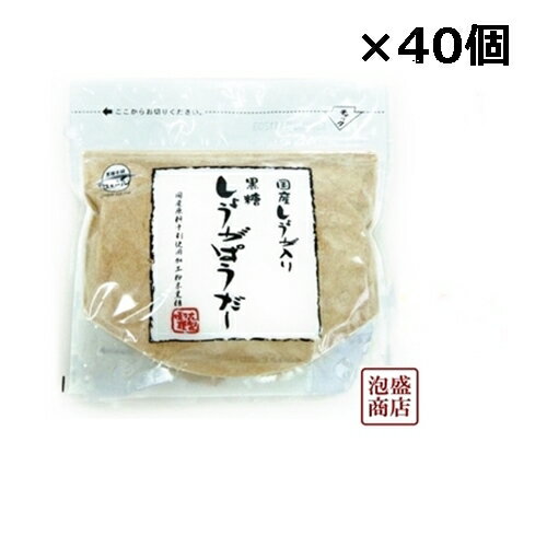 黒糖しょうがパウダー 160g×40袋セット　/　国産しょうが入り 沖縄県産黒砂糖使用 [内容量] 1袋あたり160g