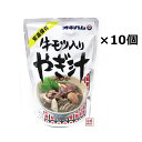 牛もつ入りやぎ汁 500g×10個セット 山羊汁 オキハム 沖縄ハム 送料無料 [名称] オキハム　牛モツ入りやぎ汁　1個あたり内容量500g [原材料] 山羊肉(骨つき）、牛モツ、鶏ガラスープ、食塩、おろし生姜、調味料（アミノ酸）（一部に牛肉、鶏肉含む） 常温保存（直射日光、高温多湿をお避けください）