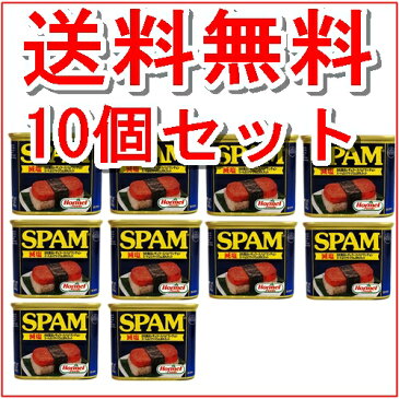 【SPAM スパム減塩】10個セット 沖縄 ポークランチョンミート 缶詰 / 沖縄お土産 SPAM スパム ポーク 缶詰 人気 おすすめスパム SPAM 減塩 340g 送料無料 送料込みポークランチョンミート