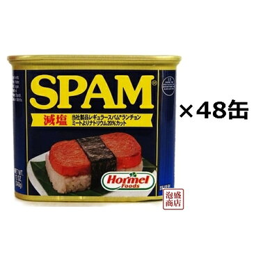 【スパム 減塩】 340g×48缶 (2ケース) 沖縄ホーメル ポークランチョンミート 缶詰