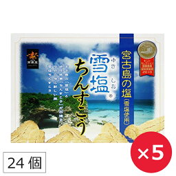 雪塩ちんすこう 南風堂 24個×5個 ちんすこう 雪塩 塩 沖縄土産 お菓子 沖縄のお菓子 定番 まとめ買い 個包装 ばらまき ご当地のお土産 お取り寄せ 美味しい サクサク食感