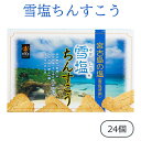 雪塩ちんすこう 24個 南風堂 沖縄土産 お菓子 ちんすこう 塩 サクサク食感 個包装 ばらまきお土産 人気 美味しい おすすめ 沖縄のお菓子 ご当地のお土産 お取り寄せ 小袋 定番(4)