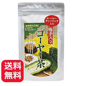 【メール便送料無料】 ゴーヤ茶 18包 ゴーヤー茶 沖縄 種入り ティーバッグ ティーパック 美味しいゴーヤのお茶