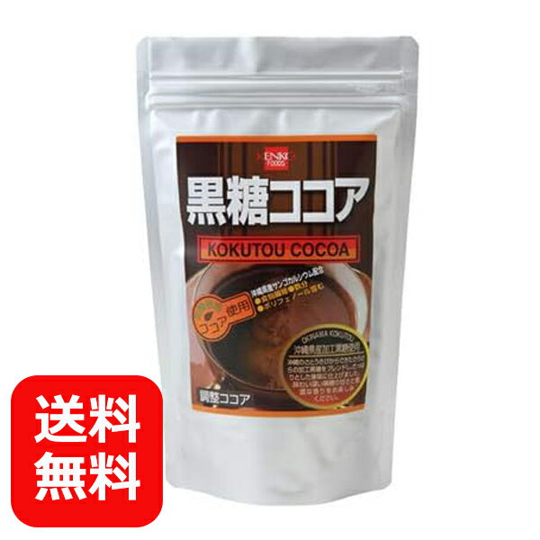 ココアパウダー ココア パウダー 粉末 黒糖ココア 250g 【メール便送料無料】 健康フーズ 調整ココア 美味しい おすすめ リラックスタイム おやつ ホットココア アイスココア 珊瑚カルシウム