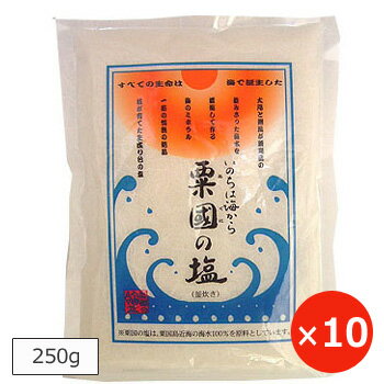 粟国の塩 釜炊き 沖縄海塩研究所 250g×10個 沖縄 塩 調味料 まとめ買い 沖縄の塩 沖縄土産 海水塩 天然塩 まとめ買い 塩にぎり おむすび 焼肉 焼き魚 野菜炒め 焼きそば 美味しい おすすめ