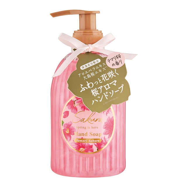 ハンドソープ おしゃれ かわいい 桜の香り サクラの香り サクラCC テマリザクラ 275ml いい香り いい匂い ハンドケア リキッドソープ 手洗いソープ おすすめ 1