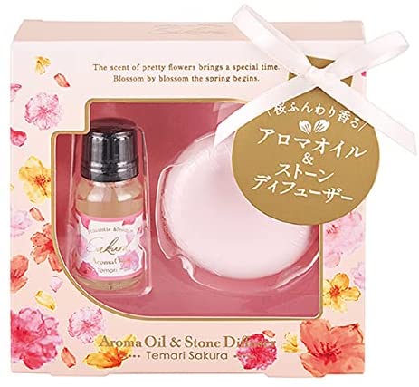 アロマストーン アロマオイル セット サクラCA 桜の香り さくらの香り 花の香り 芳香剤 おすすめ 玄関 部屋 トイレ お手洗い