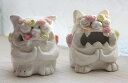 datta.沖縄南の島陶芸工房 |datta お地蔵様 お地蔵さん 仏像 祈りシーサーセット かわいいお地蔵さまシーサー クリーム色 お店やご自宅の玄関 神棚に...