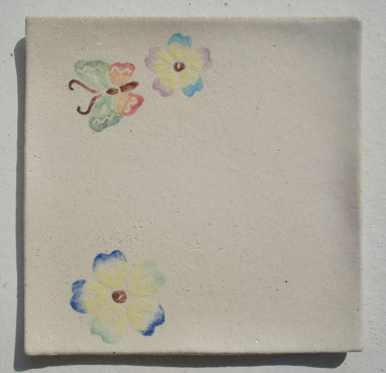 datta.沖縄南の島陶芸工房 |datta 紅型の陶器・陶板やちむん沖縄表札[送料無料]新作[K?10]おしゃれなデザイン