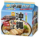 マルちゃん　沖縄そば　カツオとソーキ味 5食袋タイプ　インスタント麺　4901990513456