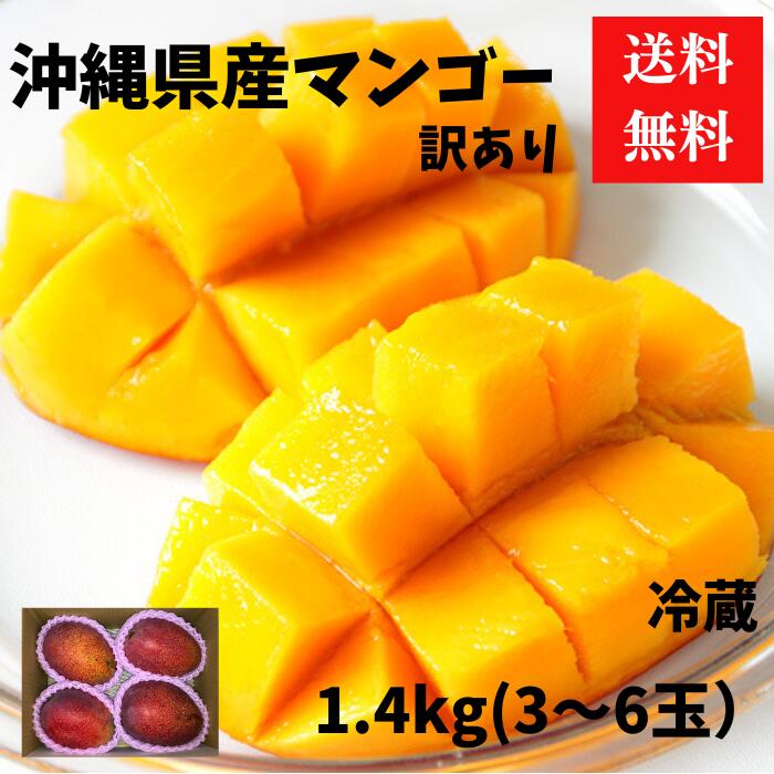 【2023年予約販売開始】沖縄県産　訳ありマンゴー1.4kg（3～6玉）　7月中旬出荷開始　冷蔵　チルド　やんばる　沖縄マンゴー　沖縄産　ワケあり　ご家庭用　ご自宅用　規格外　果物　フルーツ　ギフト　沖縄 マンゴー　（送料無料）のサムネイル