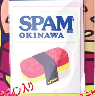 スパム　沖縄限定ステッカー　すし　アメリカン雑貨　SPAM　寿司　沖縄土産　4571566071316