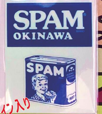 スパム　沖縄限定ステッカー　オールド缶　アメリカン雑貨　SPAM　沖縄土産　4571566071330