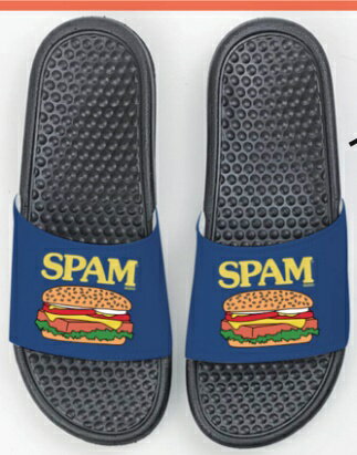 スパム　シャワーサンダル　アメリカン雑貨　SPAM　沖縄土産　ビーチサンダル　島草履　4580657530687のサムネイル