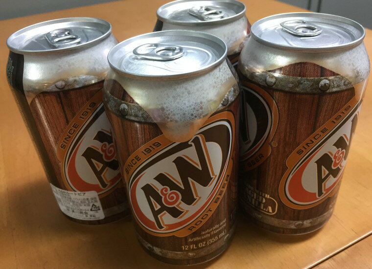 米国産A＆Wルートビア48本（＠355ml） A&W Root Beer 14種類以上のハーブで独特の香り