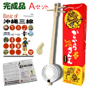 カンカラ三線（三味線）スタンダード（完成品）Aセット【教本・バチ付き】楽器 演奏 音楽