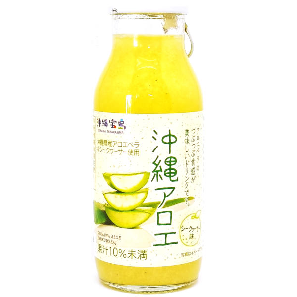 沖縄アロエ180ml シークワーサー味 果汁10％未満 沖縄県産アロエベラ 沖縄県産シークヮーサー 使用 シークワーサージュース 沖縄 土産 人気 アロエジュース アロエベラジュース シークワーサー