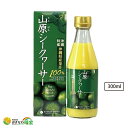 【ポイント10倍 4/20限定】沖縄産 シークワーサー ジュース 300ml 山原シークヮーサー 果汁100% 原液 ノビレチン クエン酸 飲料 調味料 沖縄 やんばる産 シークァーサー 果実 皮ごと ストレー…