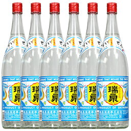 【送料無料】泡盛 瑞泉1800ml(一升瓶)30度×6本 /瑞泉酒造/一升瓶泡盛/沖縄焼酎/沖縄お酒/琉球泡盛/