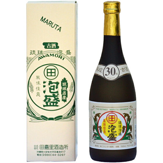 泡盛まるた 古酒30度 720ml 田嘉里酒