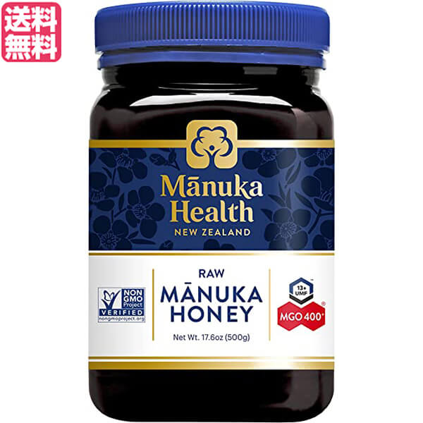 【マラソン限定!ポイント2倍!100円クーポン!】マヌカハニー UMF MGO マヌカヘルス マニカハニー MGO400+/UMF13+ 500g 送料無料