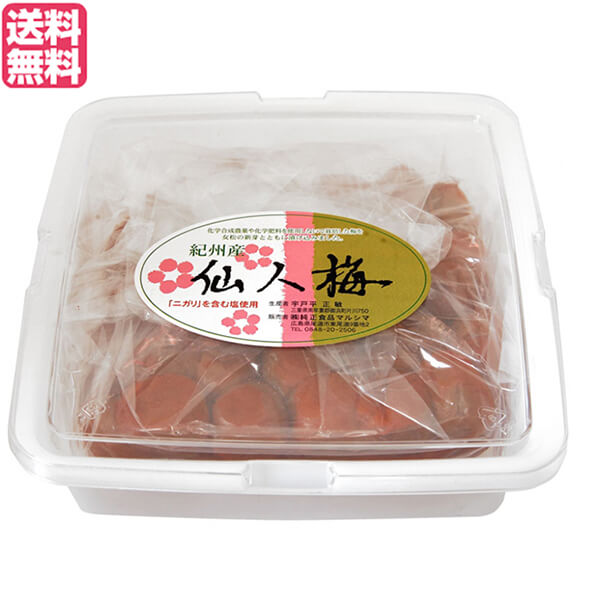 梅干し 梅干 宇戸平さんの紀州梅干し 仙人梅 800g 送料無料