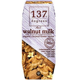 ウォールナッツミルク くるみ 無添加 137degrees(137ディグリーズ）ウォールナッツミルク180ml