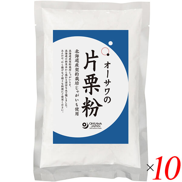 【スーパーSALE！ポイント6倍！】片栗粉 馬鈴薯 無添加 オーサワの片栗粉 300g 10個セット 送料無料