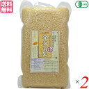 玄米 発芽玄米 国産 コジマフーズ 有機活性発芽玄米 2kg 2個セット 送料無料