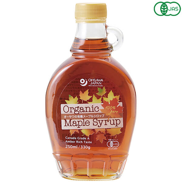 メープルシロップ オーガニック アンバー オーサワの有機メープルシロップ アンバー(リッチテイスト)250ml(330g) 瓶 送料無料