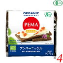 【6/1(日)限定!ポイント最大8倍!】ライ麦パン 全粒粉 ドイツパン ペーマ 有機ライ麦パン プンパーニッケル 6枚入 375g ×4セット