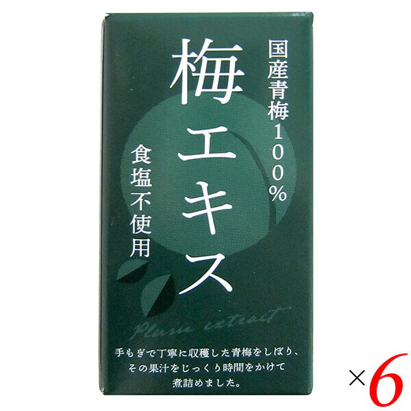 特別栽培梅エキスは奈良・和歌山・三重産特別栽培青梅100％ 果汁をじっくり煮詰め濃縮 ◆青梅を圧搾した果汁を8〜10時間かけて煮詰めた ◆酸っぱい ◆そのまま、または湯やお茶に溶いて ＜農悠舎王隠堂＞ 素材そのまんまの味を食べてほしい、ここだけの味を食べてほしい。 私たちは、土や水や森や山に支えられ農業を永く営んでまいりました。 その環境に感謝し「恵みの素材」を余すことなく大切に食べていただけるよう、こだわりの食品を作っております。 材料に無駄なものは入れないよう、素材の味を壊さないように。 永く続いてきた食を繋ぐことも私たち生産者の指名と思い、支えられてきた歴史や土地や多くの人々への「礼儀」と考えます。 農悠舎王隠堂は、ずっと伝えたい「食」をお届けいたします。 ■商品名：梅 青梅 ペースト 特別栽培梅エキス 王隠堂 濃縮 国産 無添加 果汁 濃縮エキス 酸っぱい 送料無料 ■内容量：65g×6個セット ■原材料名：青梅（奈良・和歌山・三重産） ■メーカー或いは販売者：王隠堂 ■賞味期限：製造日より1年 ■保存方法：常温 ■区分：食品 ■製造国：日本【免責事項】 ※記載の賞味期限は製造日からの日数です。実際の期日についてはお問い合わせください。 ※自社サイトと在庫を共有しているためタイミングによっては欠品、お取り寄せ、キャンセルとなる場合がございます。 ※商品リニューアル等により、パッケージや商品内容がお届け商品と一部異なる場合がございます。 ※メール便はポスト投函です。代引きはご利用できません。厚み制限（3cm以下）があるため簡易包装となります。 外装ダメージについては免責とさせていただきます。