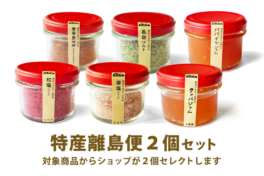 特産離島便2個セット（賞味期限12月） 調味料 ジャム 賞味期限間近のサムネイル