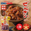 オキハム ぜんざい麦入り 180g 6個セット 送料無料 メール便 同梱不可 オキハム 沖縄ぜんざい お土産 プレゼント ギフト 沖縄土産