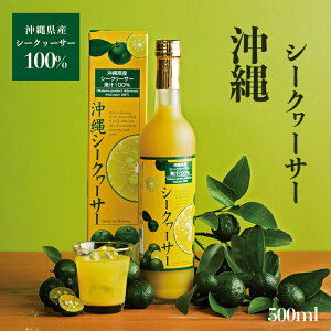 沖縄県産100%シークヮーサー 原液 (500ml) ×2箱セット 送料無料 沖縄 お土産 土産 グルメ シークヮーサー シークワーサー 山原 やんばる ヤンバル ドリンク プレゼント ギフト 贈り物 お取り寄せ 人気 定番 ご当地グルメ