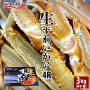 【送料無料 キョクヨー バルダイ種】生ずわい蟹 セクション 殻付き 特大 4R 3kg 8-9肩 かに カニ ずわいがに ズワイガ...