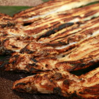 【店頭受取りにも対応】焼き穴子串5尾刺し 特大 約320〜350g/1串 焼きたてをお届け!