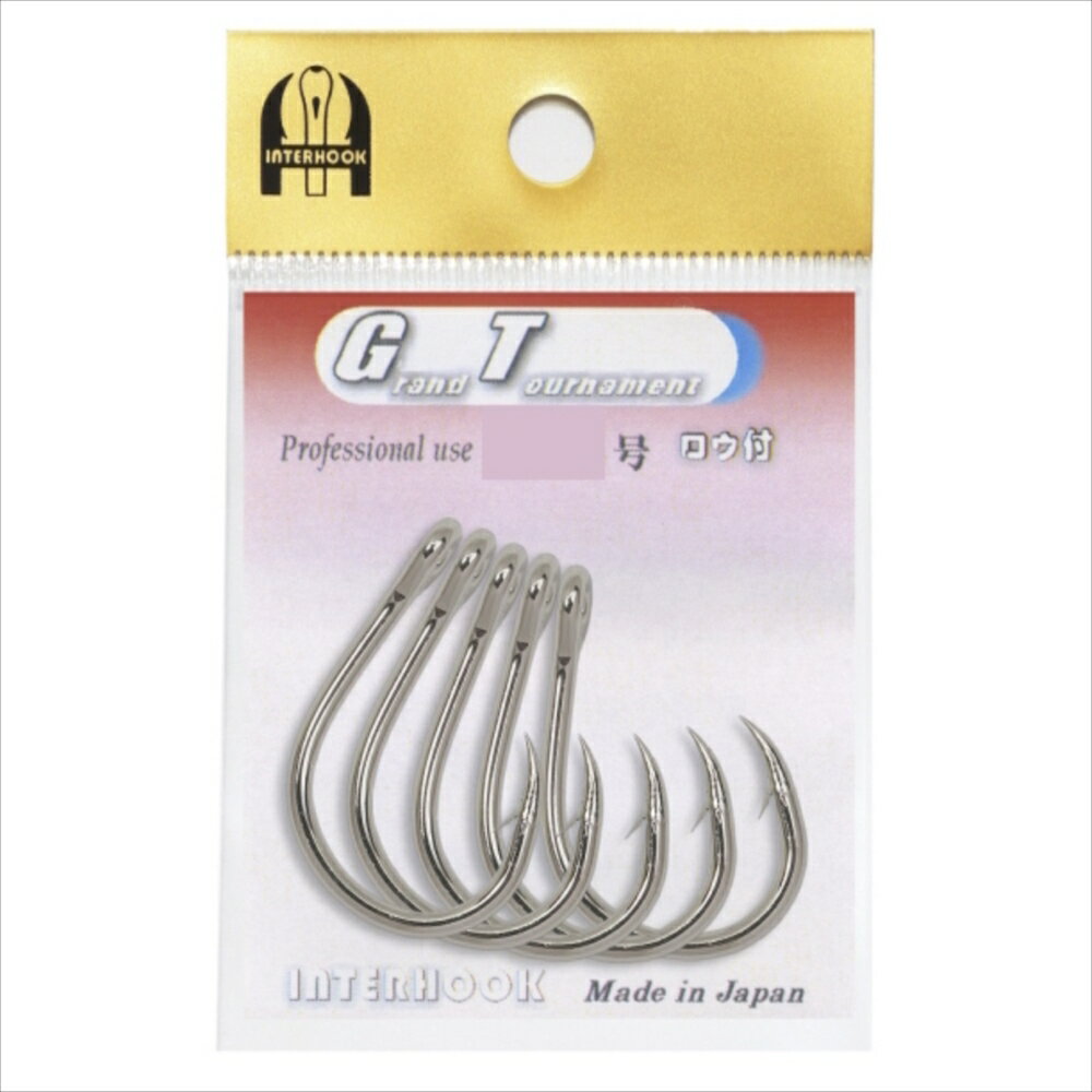 【30Cpost】インターフック GT-28 ロウ付 BN(inter-015867)｜釣り針 針 クエ くえ モロコ アラ オオス..