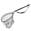 おり釣具 カーボン玉の柄 ラーカルシャフト 折りたたみランディングネット(タモ網)セット 4.5M サイズM ガンメタ/ブルー/レッド(netset-025)|...