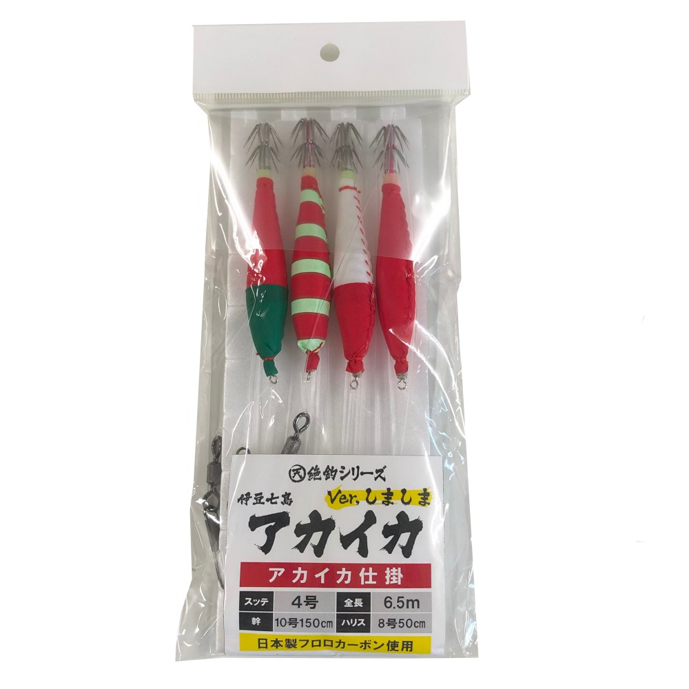 アマノ釣具 絶釣 伊豆七島アカイカ仕掛 Ver.しましま(amano-049998)[M便 1/3] |