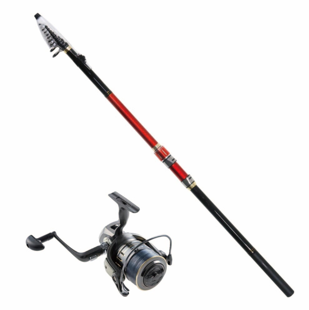 遠投カゴ釣りセット フライデー磯遠投 6-450 ＆ SZR8000 シーザリオ 8号150M付(entouset040)｜遠投竿 ..