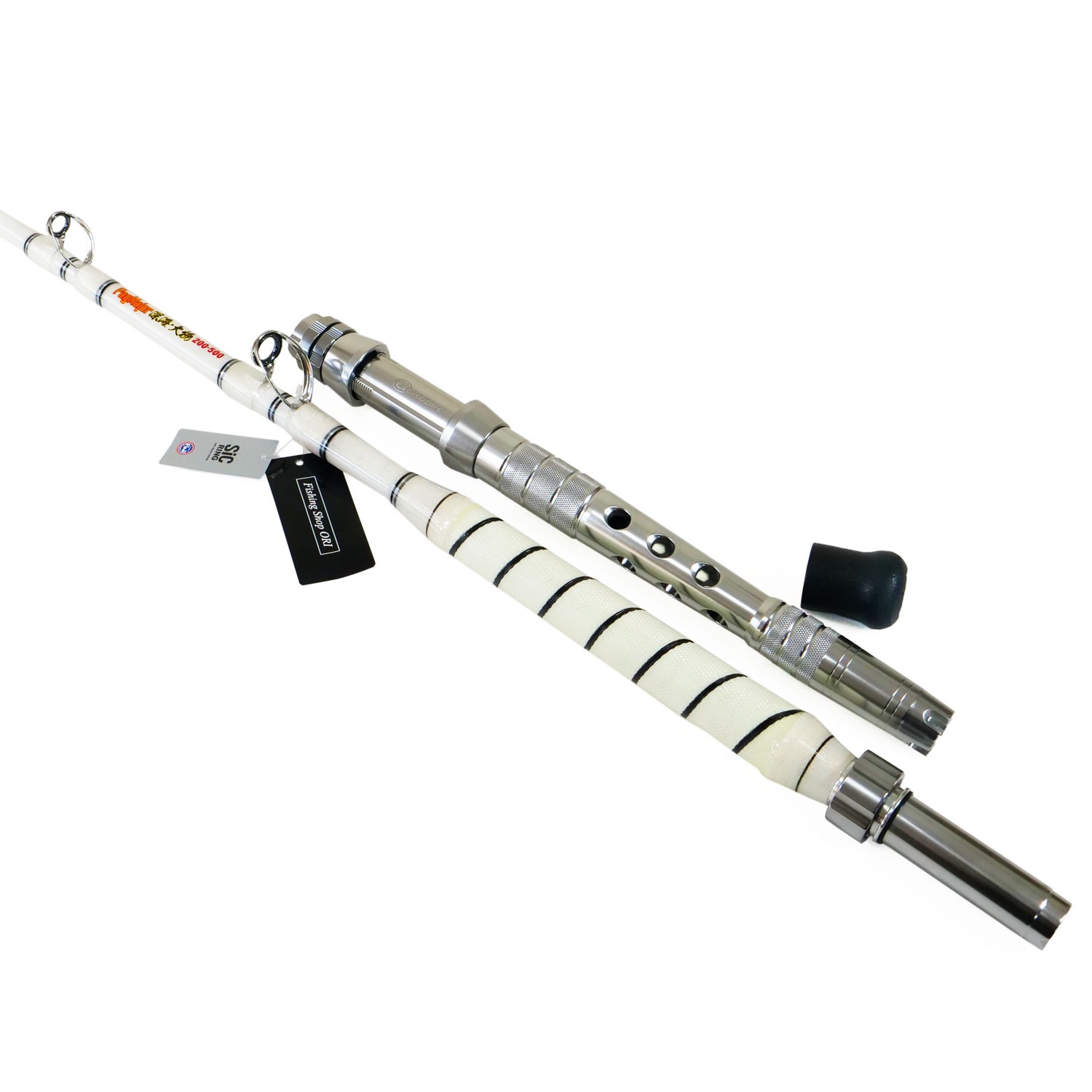 おり釣具 グラスソリッド総糸巻船竿 パグマイヨ 深海大物 200-500号 アルミバットジョイント(ori-785228)｜竿 釣り竿 大物 大物竿 大型底物 マグロ イシナギ アブラボウズ 総糸巻 アルミバット 大型魚 おり釣具