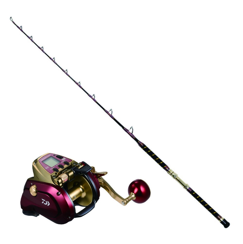 マグロ・深海電動セット パグマイヨ 深海大物 リアルワンST 170-500号 ＆ 24 シーボーグ G800MJ 右ハンドル（ori-funeset884)｜おり釣具 大物 深海 キンメ アコウ クエ アブラボウズ イシナギ マグロ 電動リール グラスソリッド 総糸巻き ダイワ