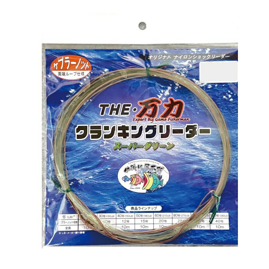 キャプテンAクラフト ザ万力 クランキングリーダー 両端ループ仕様 5M 100号 スー...