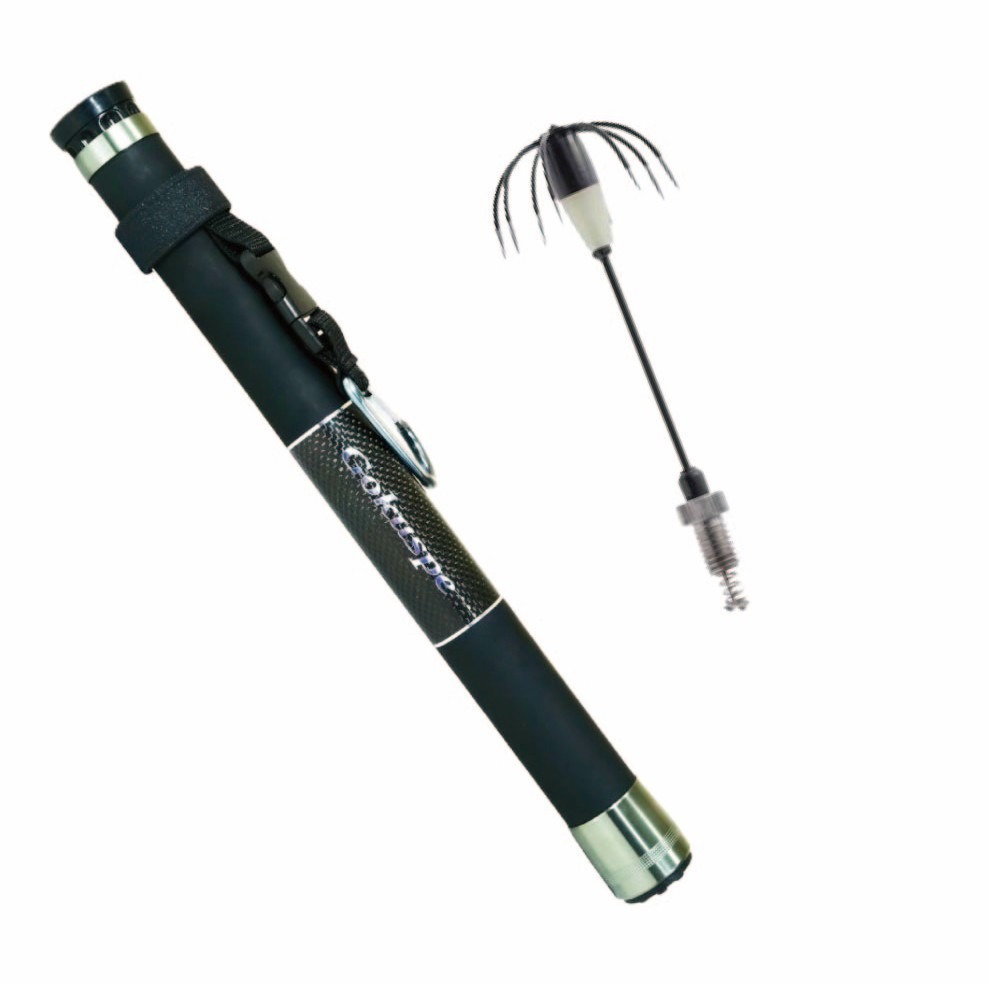 ゴクスペ Evo-TooL 超小継玉の柄 Landing Shaft 300 Mini & プロマリン イカギャフ バネ式 S セット(ikagaffset-001)｜ランディング ランディングシャフト 玉の柄 柄 3m 釣り タモ ゴクスぺ フィッシングツール 釣具 釣り具 つり具 つり 釣り 海 湖